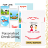 Transport Flash Cards & Diwali Bodysuit Gift Set