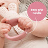 Chill + Fill Bunny Teether | Blush Pink