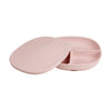 Silicone Plate + Lid with Suction Base | Blush Pink