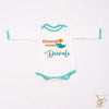 Happy Diwali Personalised Bodysuit - Full Sleeves (Green Love)