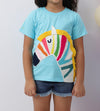 Aqua Zebra T-Shirt