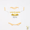 Love & Lights Personalised Bodysuit (Yellow Love)