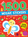 1500 Mosaic Stickers Book 2 with Colouring Fun