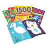 1500 Mosaic Stickers Book 3 with Colouring Fun