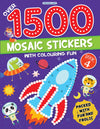 1500 Mosaic Stickers Book 4 with Colouring Fun