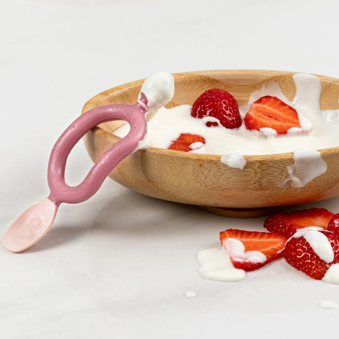 Dippit Multi Stage Baby Weaning Spoon and Dipper (Pack of 2) | Blush ...