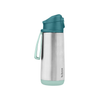 Insulated Sport Spout Drink Water Bottle | Emerald Forest Green