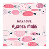 Personalised Gift Tags | Fish Pink