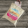 Personalised Drawstring Bag | Colour Waves