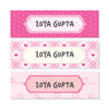 Waterproof Name Labels | Pretty in Pink