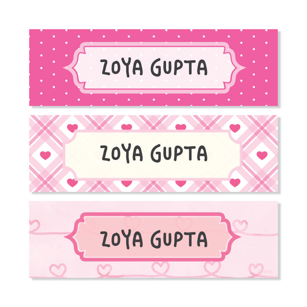 Waterproof Name Labels | Pretty in Pink – mumma.com