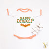 Happy Diwali Personalised Bodysuit (Orange Love)