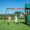 Lakewood Play Tower with Swings and Slide