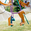 Metal Jupiter® Double Swing and Glider Set