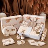 26pcs Cream & Brown Teddy Love , New bornÂ Baby Girl/Boy Gift Hamper all Season wearÂ Clothes Gift Hamper Box, (0-6months) - Little Surprise Box26pcs Cream & Brown Teddy Love , New bornÂ Baby Girl/Boy Gift Hamper all Season wearÂ Clothes Gift Hamper Box, (0-6months)