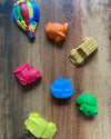Mini Vehicle Crayons - Set of 8