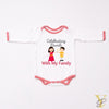 Diwali With Family Personalised Bodysuit (Red Love)