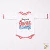 Bright Beginnings Personalised Bodysuit - Full Sleeves (Red Love)