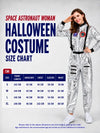 Space Astronaut Woman, Adult Halloween Costume Fancy Dress Up