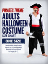 Pirates theme Adults Halloween Costume Dress Up