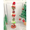 3 Tier Stacked Wooden Elves Christmas Table Décor - Little Surprise Box3 Tier Stacked Wooden Elves Christmas Table Décor