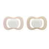 Pacifier GLOW Silicone Twin Pack | Blush Latte