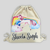 Personalised Drawstring Bag | Rainbow & Unicorn