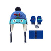 3pcs Quilted Robot Theme Winter Cap, Mufflers and Gloves - Little Surprise Box3pcs Quilted Robot Theme Winter Cap, Mufflers and Gloves