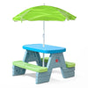 Sun & Shade Picnic Table With Umbrella
