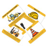 Construction Tools And Vehicles Flash Cards
