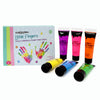 Little Fingers Flouro Rainbow Finger Paint Tubes (Set Of 6)