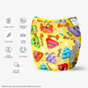 Freesize UNO Cloth Diaper | Poopy Face