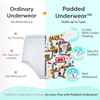 Padded Underwear | Striking Whites