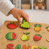 Personalised Wooden Name Puzzle - Fruits