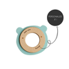 Wood + Silicone Disc Teether- BEAR