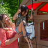 Naturally Playful Adventure Lodge Play Center With Glider