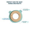 Wood + Silicone Disc Teether | Bear