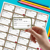 Personalised School Book Labels | Animal Faces
