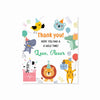 Thank You Tag - Animal Party
