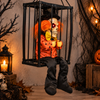 Animated Hanging Skeleton Cage – Evil Jester