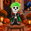 Animated Skeleton Rockstar - Grim Shredder