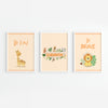 Doodle's Wall Frames | Baby Animals (Set Of 3) Style 1
