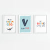 Doodle's Wall Frames | Dino Friend (Set Of 3) Style 1