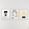 Doodle's Wall Frames | Superbaby (Set Of 3) Style 2
