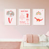 Doodle's Wall Frames | Dino Friend (Set Of 3) Style 2
