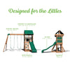 Buckley Hill Playtower with Swing and Slide