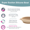Silicone Suction Bowl | Brown