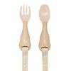 Handi Cutlery Attachable Weaning Cutlery Set | Brown