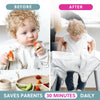 Stain & Water Proof Long Sleeve Coverall Shirt Weaning Bib | Serengeti Spaghetti