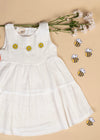 Organic Cotton Muslin Flower Dress